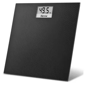   Girmi BP27 személymérleg digitális, LCD kijelzővel, 150 kg maximális terhelhetőség, 3D karbon hatású üveg platform