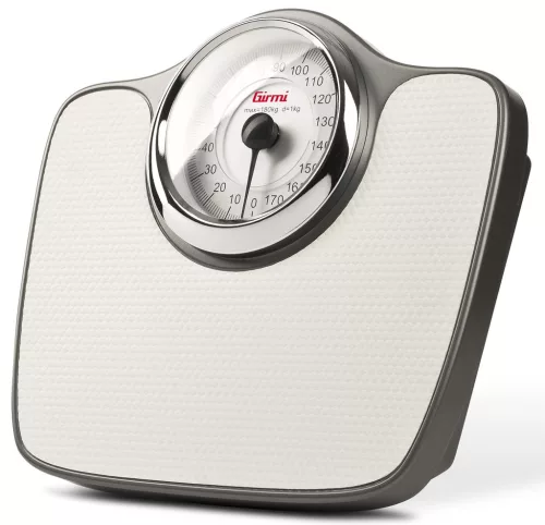 Girmi BP56 mechanikus személymérleg 180 kg kapacitással, csúszásgátló felülettel, nagy számlappal