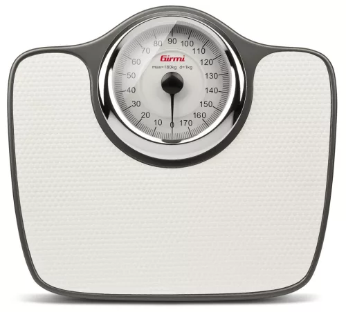 Girmi BP56 mechanikus személymérleg 180 kg kapacitással, csúszásgátló felülettel, nagy számlappal