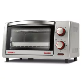   Girmi FE10 Ardente 10 asztali elektromos sütő 10 literes, ezüst, kvarc fűtőszál, 100–230°C, időzítő, dupla üveg