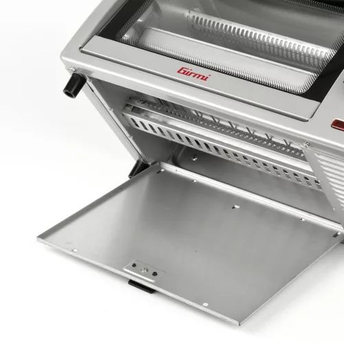 Girmi FE10 Ardente 10 asztali elektromos sütő 10 literes, ezüst, kvarc fűtőszál, 100–230°C, időzítő, dupla üveg