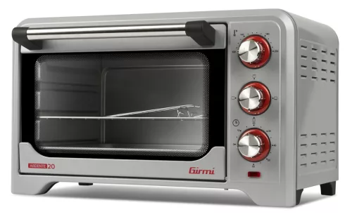 Girmi FE20 ARDENTE 20 asztali elektromos sütő 20 literes kapacitással, ezüst, 1380 W, 24 cm-es tányérhoz