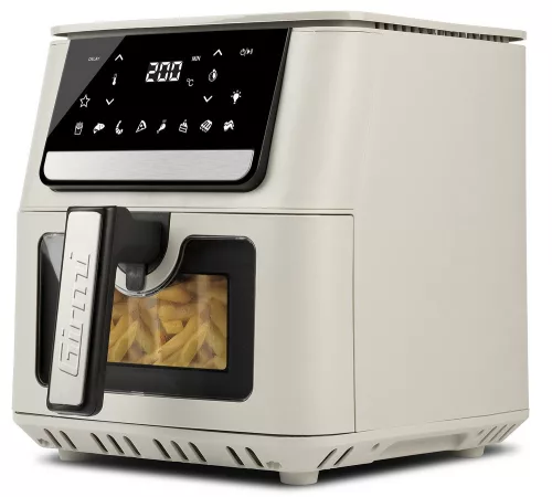 Girmi FG84 Ecofrit Crisp forró levegős sütő 6.5 literes, digitális kijelzővel, 8 programmal, Girmi Incanto sorozat