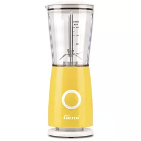   Girmi FR03 kompakt turmixgép 400 ml 170 W sárga színben, egyadagos használatra