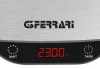 G3 Ferrari G20096 digitális konyhai mérleg 15 kg kapacitással, inox felülettel