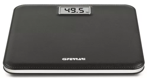 G3 Ferrari G30013 személymérleg digitális kijelzővel, fekete, nagy méretű LCD, G3Ferrari