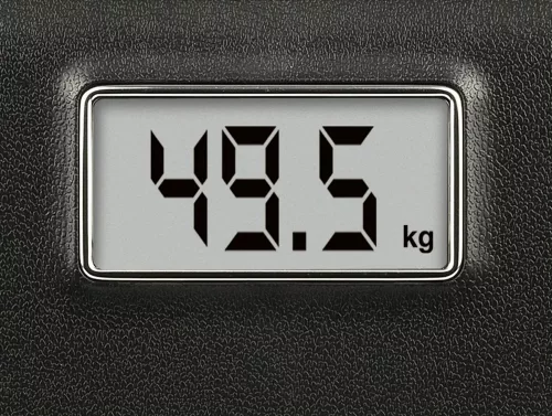 G3 Ferrari G30013 személymérleg digitális kijelzővel, fekete, nagy méretű LCD, G3Ferrari