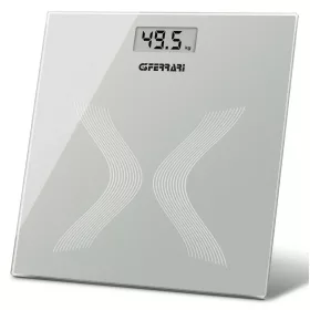   G3 Ferrari G30053 személymérleg digitális, edzett üveg platformmal, 150 kg kapacitás, LCD kijelző