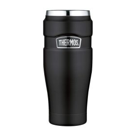   Thermos Style csöpögésmentes termobögre - matt fekete - 470ml