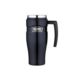   Thermos Style Csöpögésmentes termobögre fogóval - sötétkék - 470ml