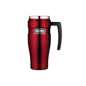   Thermos Style Csöpögésmentes termobögre fogóval - piros - 470ml