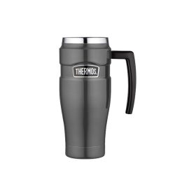   Thermos Style Csöpögésmentes termobögre fogóval - fémszürke (gunmetal) - 470ml