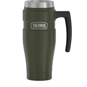   Thermos Style csöpögésmentes termobögre fogóval - keki zöld - 470ml