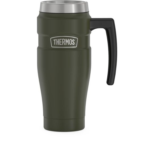 Thermos Style csöpögésmentes termobögre fogóval - keki zöld - 470ml