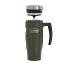 Thermos Style csöpögésmentes termobögre fogóval - keki zöld - 470ml