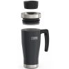 Thermos Icon csöpögésmentes termobögre fogóval - gránit - 470ml