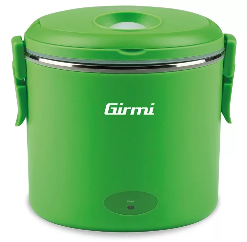 Girmi SC01 ételhordó és melegítő 0.7 l inox tartállyal, zöld, 40 W, hálózati működés