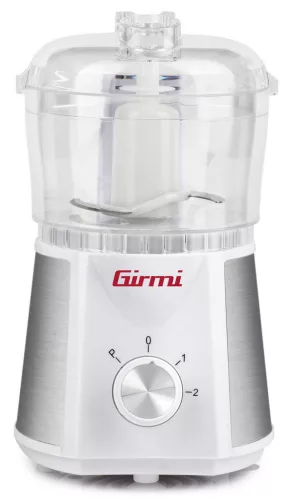 Girmi TR05 aprítógép 250W teljesítménnyel, 500 ml tartállyal, rozsdamentes acél késsel, kétsebességes működéssel