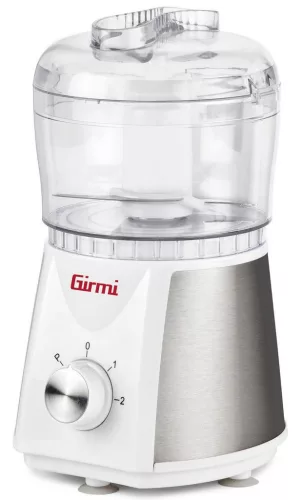Girmi TR05 aprítógép 250W teljesítménnyel, 500 ml tartállyal, rozsdamentes acél késsel, kétsebességes működéssel