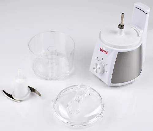Girmi TR05 aprítógép 250W teljesítménnyel, 500 ml tartállyal, rozsdamentes acél késsel, kétsebességes működéssel