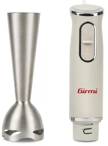 Girmi MX41 rúdmixer 800W, 2 sebesség, rozsdamentes acél szár, ergonomikus fogantyú, keverőpohárral