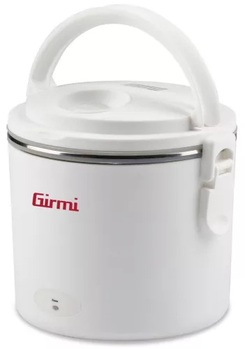 Girmi SC01 ételhordó és melegítő 0.7L inox tartállyal, 40W, 230V, Fehér színben