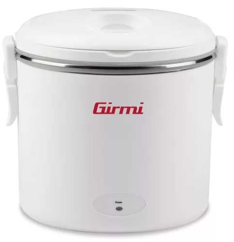 Girmi SC01 ételhordó és melegítő 0.7L inox tartállyal, 40W, 230V, Fehér színben