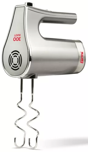 Girmi SB42 kézimixer 300W, 5 sebesség, rozsdamentes acél habverő és dagasztókar, ergonomikus kialakítás