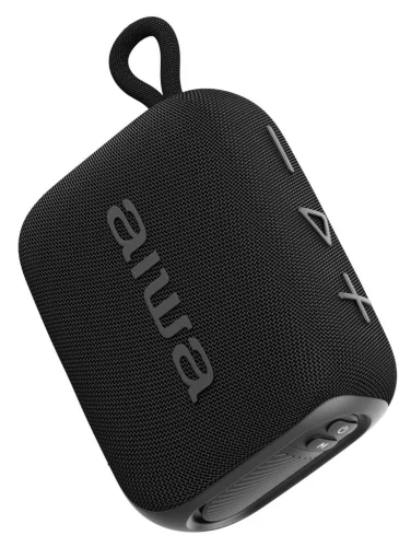 Aiwa BS-210BK Bluetooth hangszóró 6W, TWS, IPX6 vízálló, USB MP3 lejátszás, fekete színben