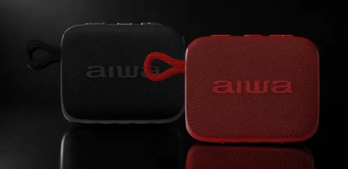Aiwa BS-210BK Bluetooth hangszóró 6W, TWS, IPX6 vízálló, USB MP3 lejátszás, fekete színben