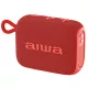 Aiwa BS-210RD Bluetooth hangszóró 6W TWS funkcióval, IPX6, USB MP3, piros, hordozható