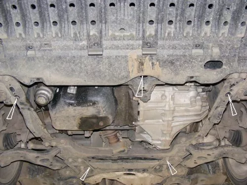 Toyota Avensis 2008-2018 Motorvédő lemez - SMP26.165