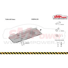  Volkswagen Touareg R5 manuális 2003-2010 - Váltóvédő lemez - SMP00.190K