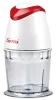 Girmi TR01 fehér-piros aprító 350 W, 500 ml tartály, rozsdamentes acél penge, biztonsági zár