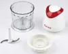Girmi TR01 fehér-piros aprító 350 W, 500 ml tartály, rozsdamentes acél penge, biztonsági zár
