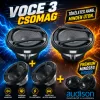 Audison Voce 3 csomag - AV 1 magassugárzópár + AV 3 középhangszórópár + AV 6.5 mélyközép-hangszóró