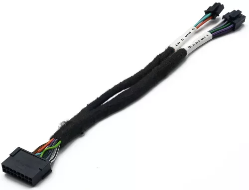 Audison CN MX EXTAF autóhifi adapter kábel Audison Forza 4/2 csatornás erősítőhöz, 20 cm, Plug & Play