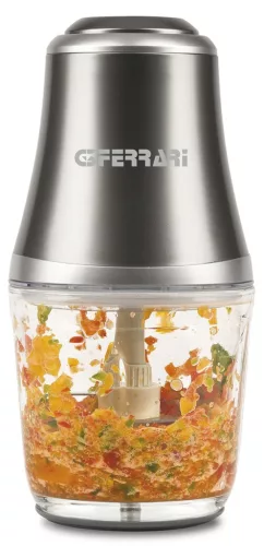 G3 Ferrari G20163 aprító INOX 500W, 4 rozsdamentes acél pengével, üveg tartállyal
