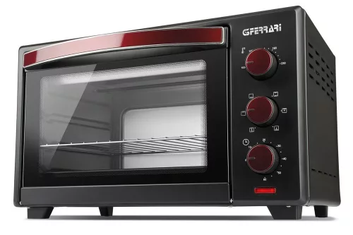 G3 Ferrari G10231 elektromos sütő 30 literes kapacitással, 60 perces időzítővel, 100-230°C hőfokszabályzóval
