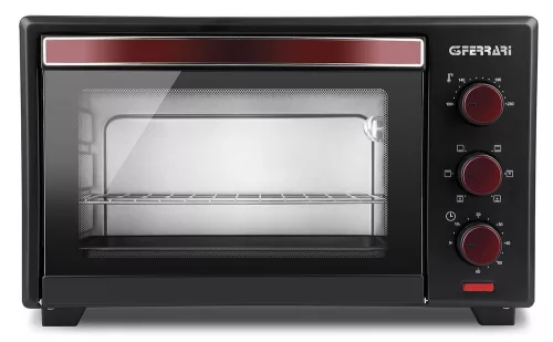G3 Ferrari G10231 elektromos sütő 30 literes kapacitással, 60 perces időzítővel, 100-230°C hőfokszabályzóval