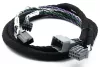 Audison CN MX T-H BYD 4 CH T-harness kábel BYD 4 csatornás OEM audióhoz, 12-pin + Molex 8-pin