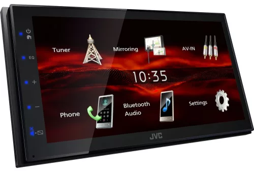 JVC KW-M180BT autós multimédia 6,8" kapacitív érintőkijelzővel, USB Android tükrözéssel