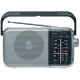 Aiwa R-290SL hordozható FM/AM rádió analóg hangolóval, hangolásjelzővel, AC/DC tápellátással, ezüst színben