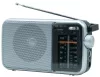 Aiwa R-290SL hordozható FM/AM rádió analóg hangolóval, hangolásjelzővel, AC/DC tápellátással, ezüst színben