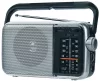 Aiwa R-290SL hordozható FM/AM rádió analóg hangolóval, hangolásjelzővel, AC/DC tápellátással, ezüst színben