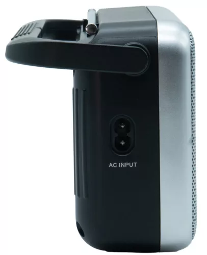 Aiwa R-290SL hordozható FM/AM rádió analóg hangolóval, hangolásjelzővel, AC/DC tápellátással, ezüst színben
