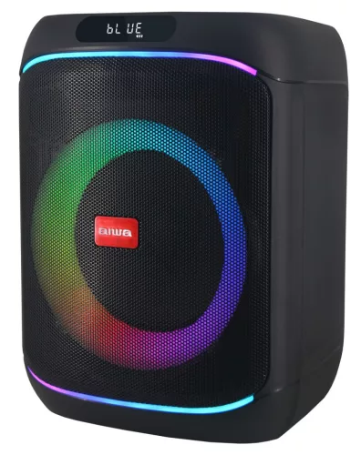 Aiwa KBTUS-290 party hangszóró 40 W RMS, Bluetooth 5.3, TWS, 20+5cm hangszóró, RGB
