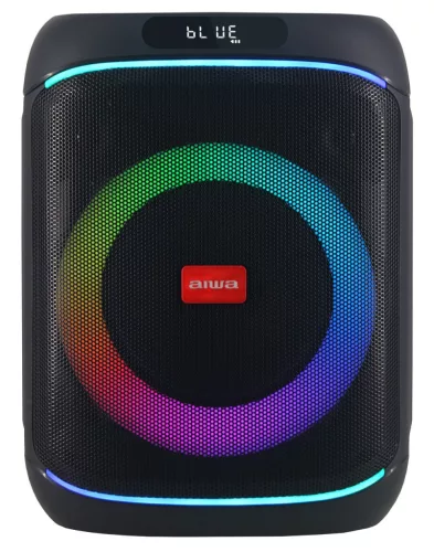 Aiwa KBTUS-290 party hangszóró 40 W RMS, Bluetooth 5.3, TWS, 20+5cm hangszóró, RGB