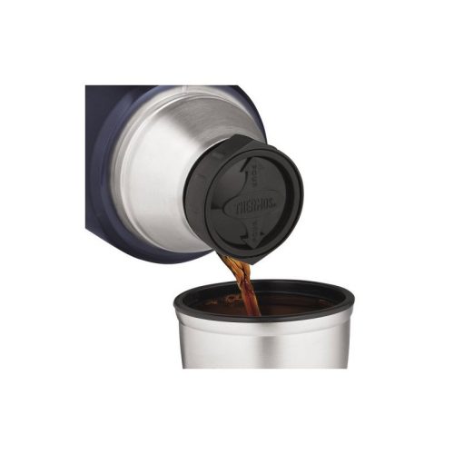 Thermos Style Termosz italokra fogóval - fémszürke - 1,2liter