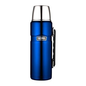 Thermos Style termosz italokra, fogóval - kék - 1,2l